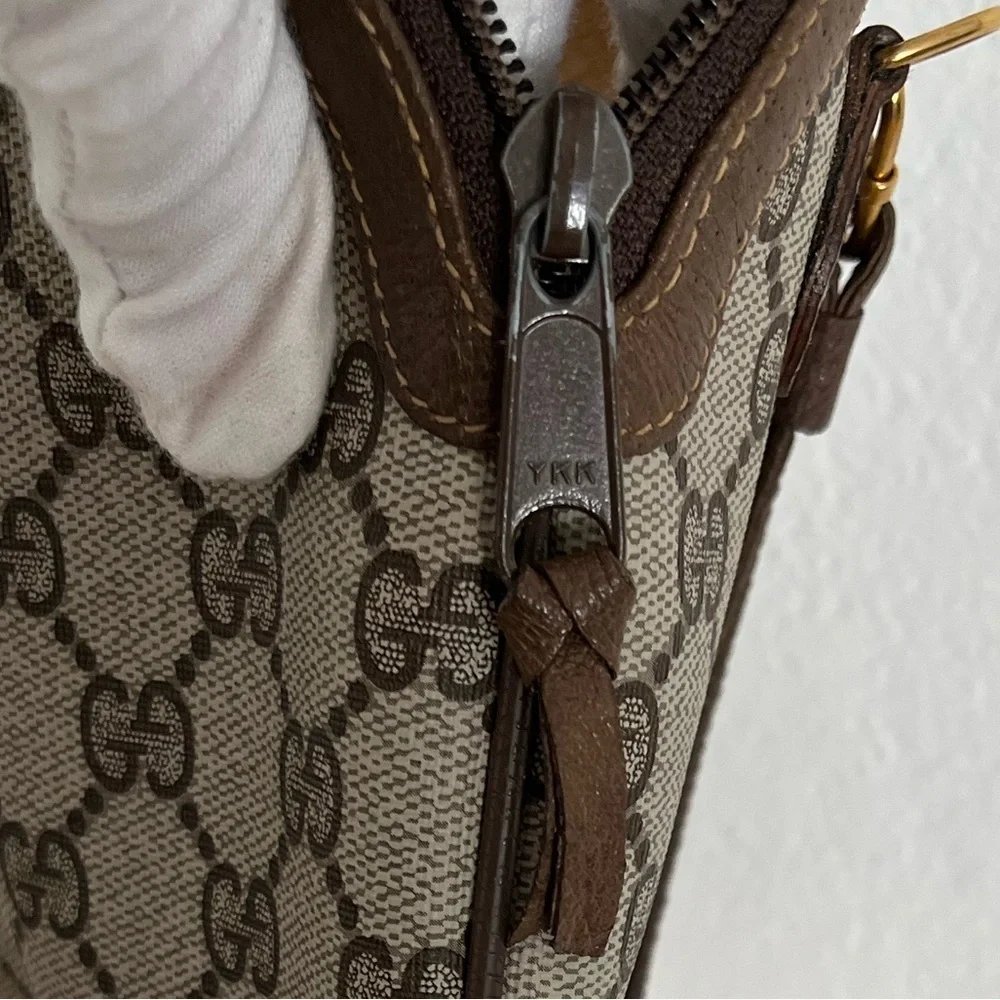 Gucci GG Supreme Ophidia Crossbody Clutch Vintage EUC Circa 1980 - Picture 11 of 17